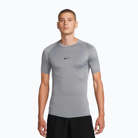 Zdjęcie produktu Koszulka treningowa męska Nike Pro Dri-Fit Tight Fitness smoke grey/black