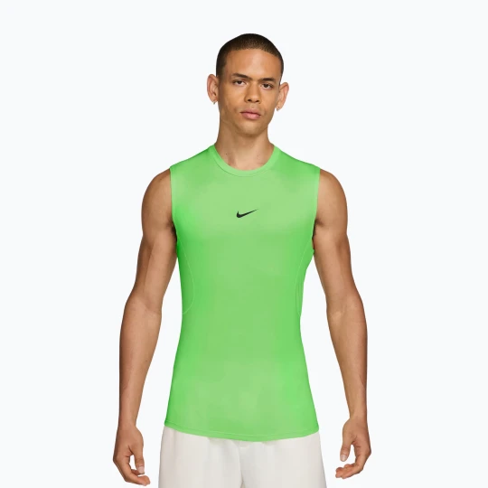 Zdjęcie produktu Koszulka treningowa męska Nike Pro Dri-Fit Tight Sleeveless Fitness green strike / black