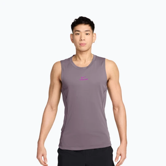Zdjęcie produktu Koszulka treningowa męska Nike Pro Training Dri-Fit purple smoke / vivid purple Fioletowy