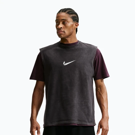 Zdjęcie produktu Koszulka treningowa męska Nike Sleeveless T-Shirt black / white