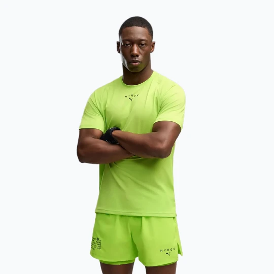 Zdjęcie produktu Koszulka treningowa męska PUMA x HYROX Pwrmode sunny lime Zielony
