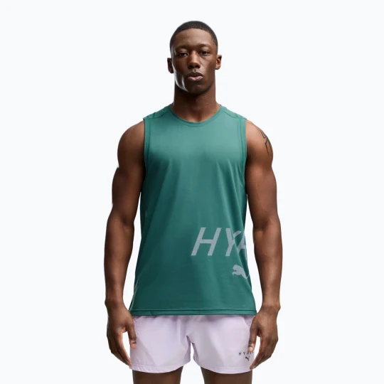 Zdjęcie produktu Koszulka treningowa męska PUMA Hyrx Pwrmode Training Tank herb garden Zielony