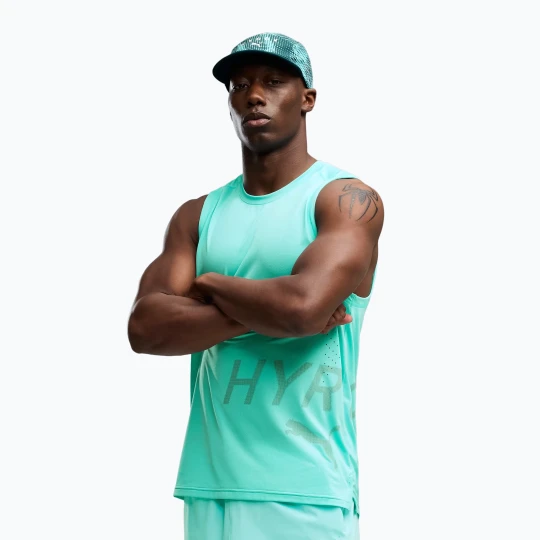 Zdjęcie produktu Koszulka treningowa męska PUMA Hyrx Pwrmode Training Tank intense turquise Niebieski