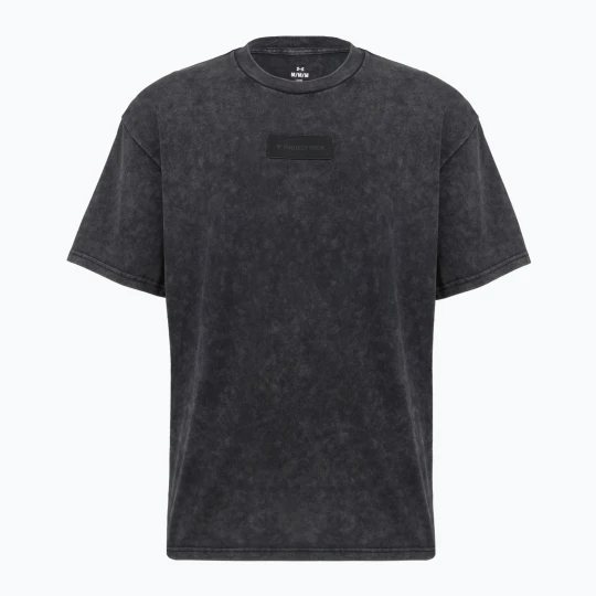 Zdjęcie produktu Koszulka treningowa męska Under Armour Project Rock Heavyweight Oversized black