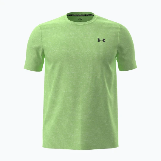 Zdjęcie produktu Koszulka treningowa męska Under Armour Vanish Seamless Novelty lumos lime / black Żółty