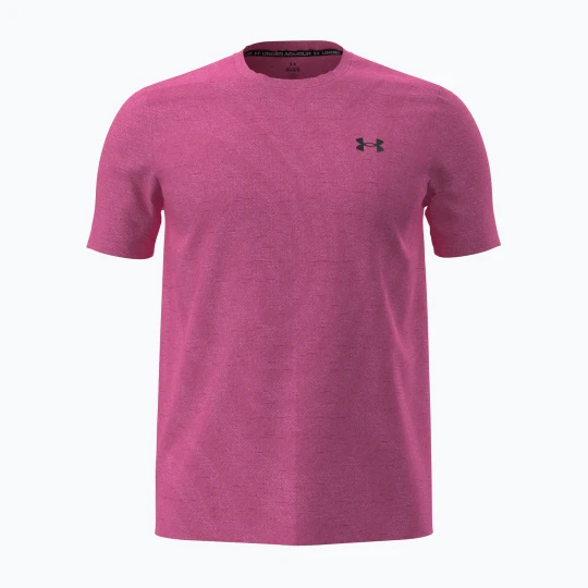 Zdjęcie produktu Koszulka treningowa męska Under Armour Vanish Seamless Novelty SS pink frenzy / ultimate black