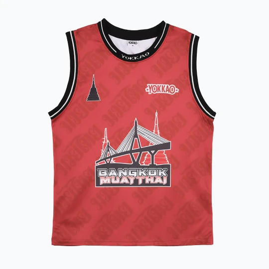 Zdjęcie produktu Koszulka treningowa męska YOKKAO Basket Bridge Tank Top red