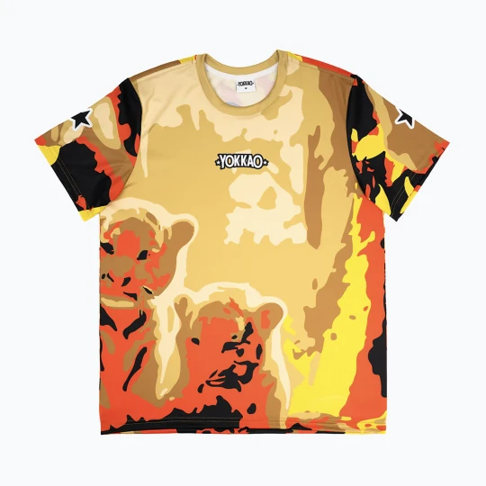 Zdjęcie produktu Koszulka treningowa męska YOKKAO Tiger Family Muay Thai Workout Tee gold Pomarańczowy