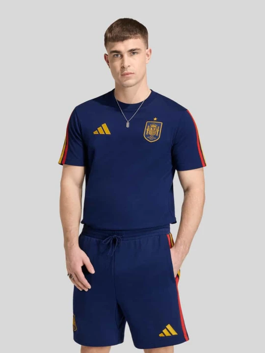 Zdjęcie produktu Koszulka treningowa o kroju regular fit model 'SPAIN' Adidas Ciemnoniebieski