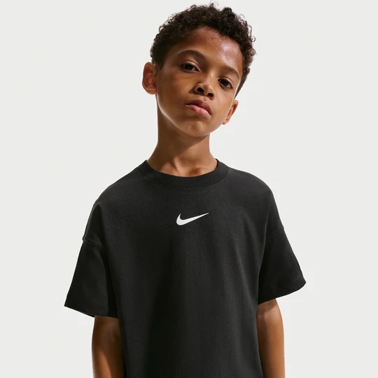 Zdjęcie produktu Koszulka treningowa z krótkim rękawem dla dużych dzieci (chłopców) Nike Pro Dri-FIT - Czerń