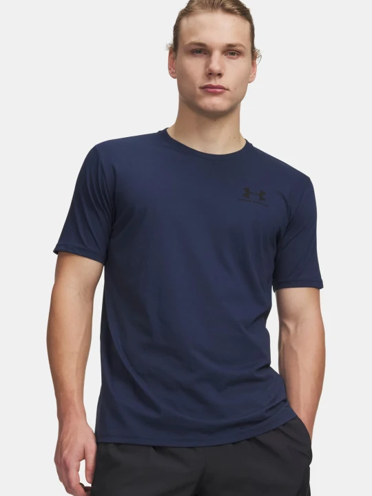 Zdjęcie produktu Koszulka Under Armour Sportstyle Left Chest SS (1326799-408) Granatowy