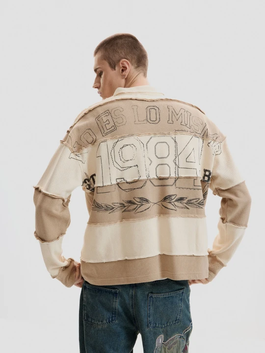 Zdjęcie produktu Koszulka w paski Desigual czarny