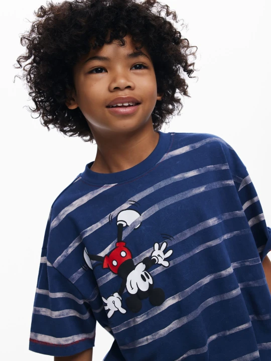 Zdjęcie produktu Koszulka w paski Mickey Mouse™ Desigual niebieski