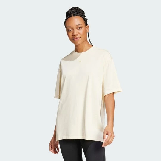 Zdjęcie produktu Koszulka Washed Oversized Adidas Cream White