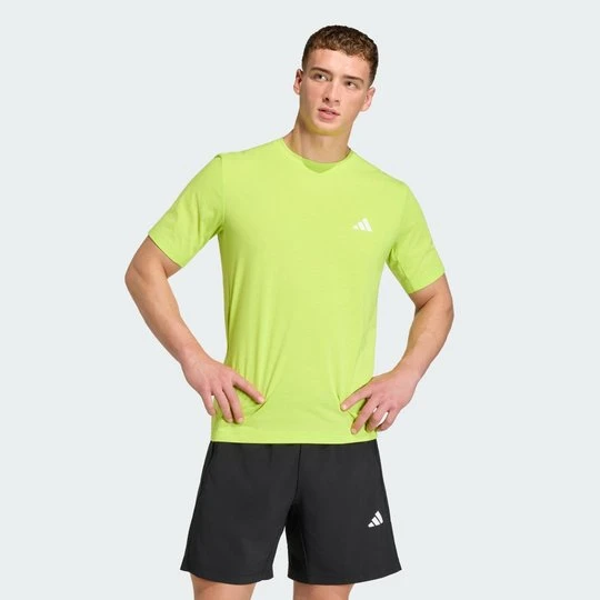 Zdjęcie produktu KOSZULKA WORKOUT ESSENTIALS FEELREADY Adidas Semi Solar Yellow