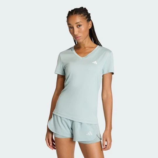 Zdjęcie produktu Koszulka Workout Essentials V-Neck Adidas Wonder Sage
