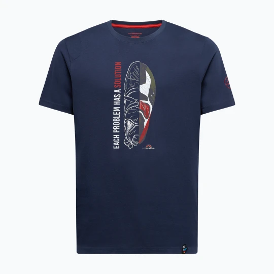Zdjęcie produktu Koszulka wspinaczkowa męska La Sportiva Solution night sky / mountain red Granatowy