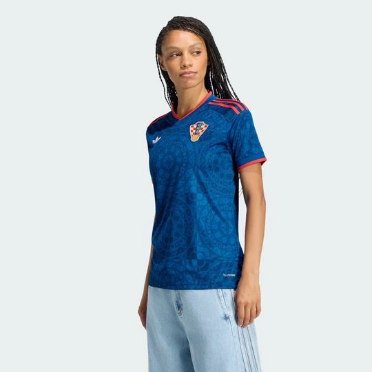 Zdjęcie produktu Koszulka wyjazdowa Croatia 26 Adidas Eqt Blue