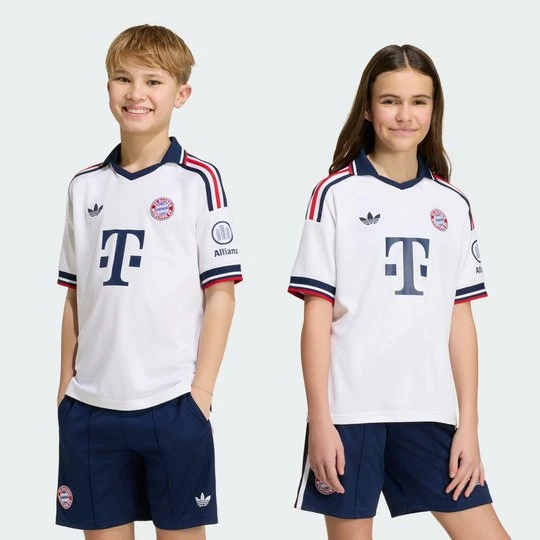 Zdjęcie produktu Koszulka wyjazdowa dla dzieci FC Bayern 26 / 27 Adidas biały
