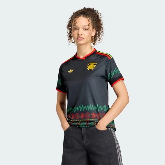 Zdjęcie produktu Koszulka wyjazdowa Jamajka 26 x Bob Marley Adidas czarny