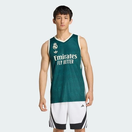 Zdjęcie produktu KOSZULKA WYJAZDOWA MĘSKA REAL MADRYT BB Adidas Aurora Ivy