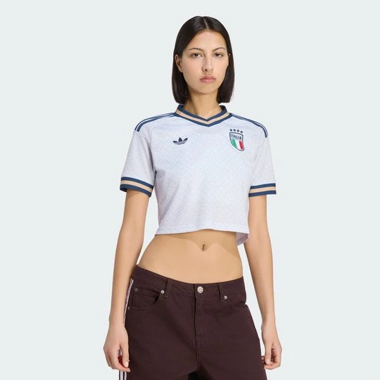 Zdjęcie produktu Koszulka wyjazdowa o skróconym fasonie Włochy 26 Adidas Aeroblue