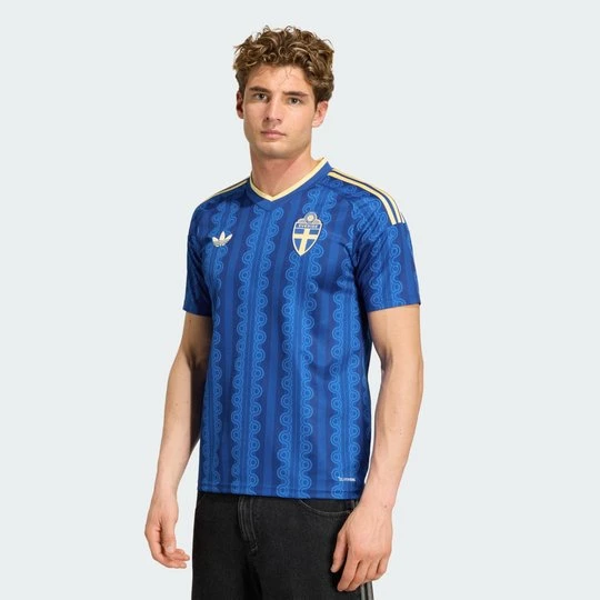 Zdjęcie produktu Koszulka wyjazdowa Szwecja 26 Adidas Royal Blue