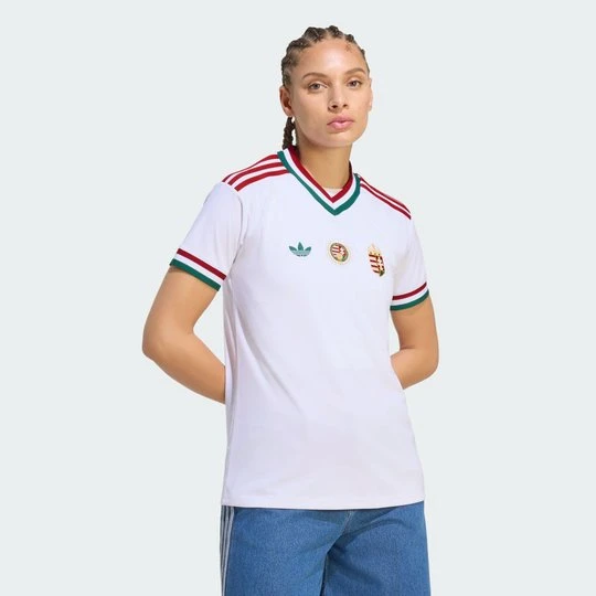 Zdjęcie produktu Koszulka wyjazdowa Węgry 26 Adidas biały