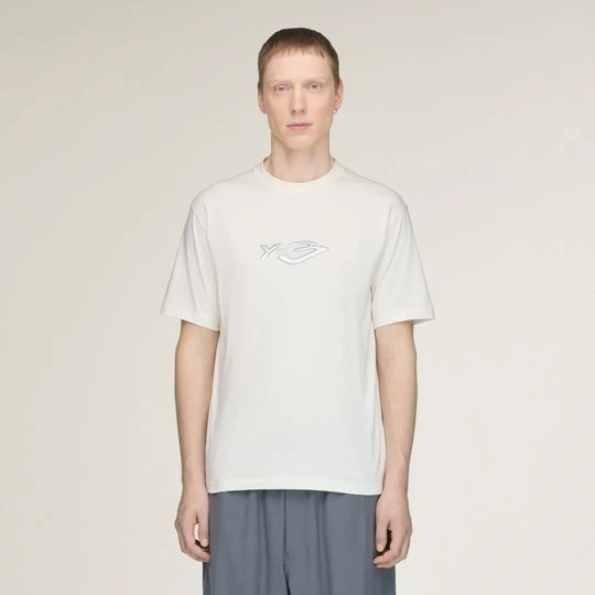 Zdjęcie produktu KOSZULKA Y-3 LIQUID LOGO SHORT SLEEVE Adidas Chalk White