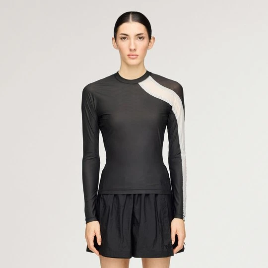 Zdjęcie produktu KOSZULKA Y-3 MESH FITTED LONGSLEEVE Adidas czarny