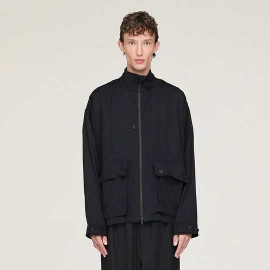 Zdjęcie produktu Koszulka Y-3 Rayon Twill Zip Adidas czarny