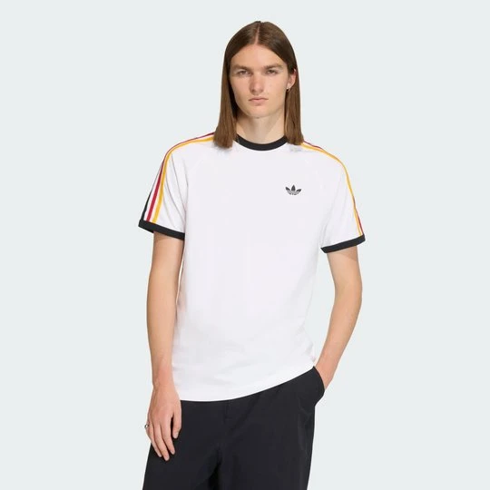 Zdjęcie produktu Koszulka z 3 paskami Adidas biały