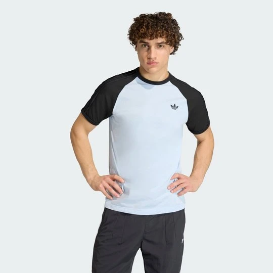Zdjęcie produktu Koszulka z 3 paskami Adidas Crystal Sky