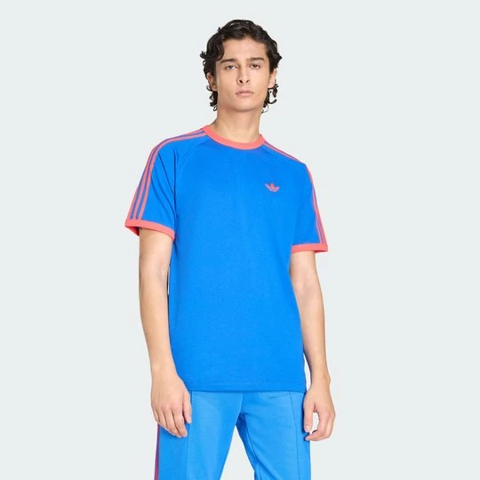 Zdjęcie produktu Koszulka z 3 paskami Adidas niebieski
