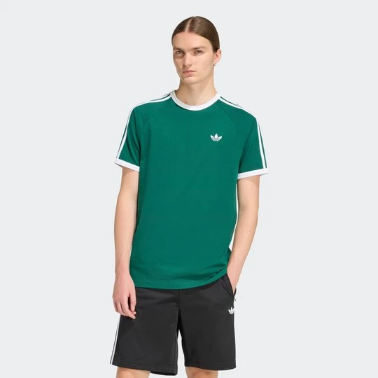 Zdjęcie produktu Koszulka z 3 paskami Adidas Collegiate Green