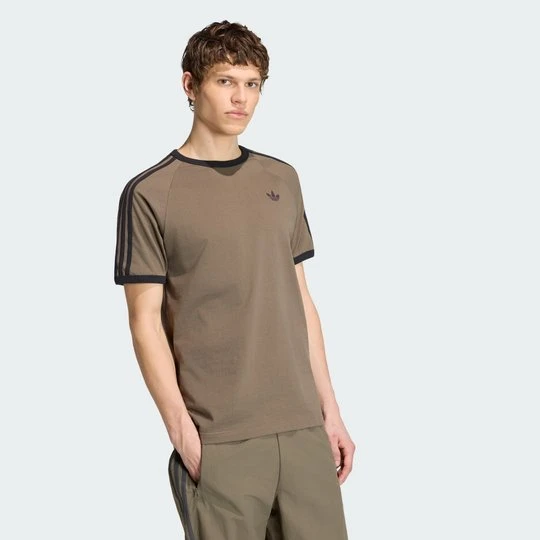 Zdjęcie produktu Koszulka z 3 paskami Adidas brązowy