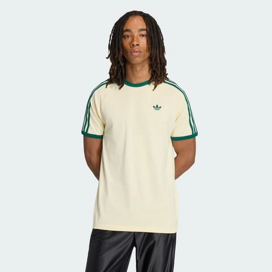 Zdjęcie produktu Koszulka z 3 paskami Adidas żółty
