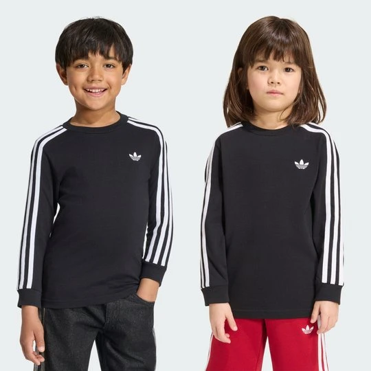 Zdjęcie produktu Koszulka z długim rękawem 3-stripes Adidas czarny