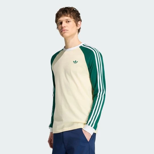 Zdjęcie produktu KOSZULKA Z DŁUGIM RĘKAWEM 3-STRIPES Adidas żółty