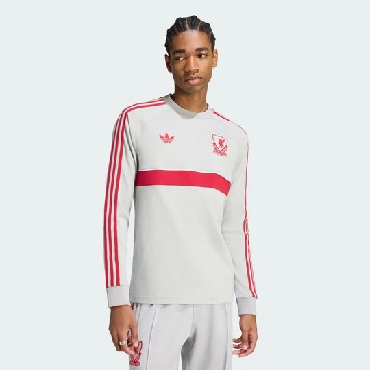 Zdjęcie produktu Koszulka z długim rękawem Liverpool FC Originals Adidas Grey Two