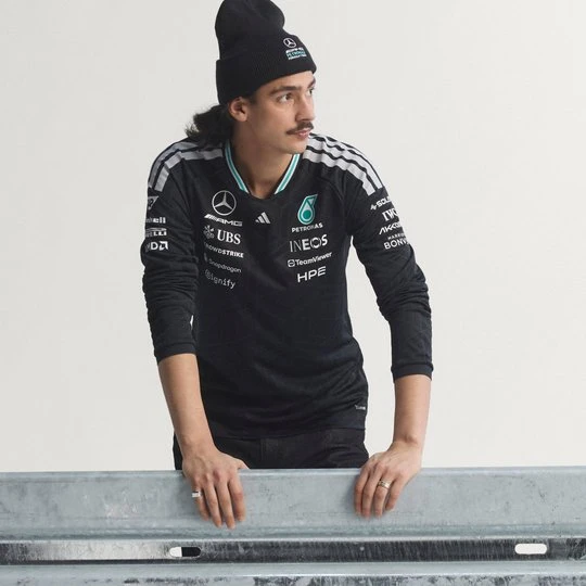Zdjęcie produktu KOSZULKA Z DŁUGIM RĘKAWEM MERCEDES - AMG PETRONAS FORMULA 1 TEAM DRIVER JERSEY AUTHENTIC Adidas czarny