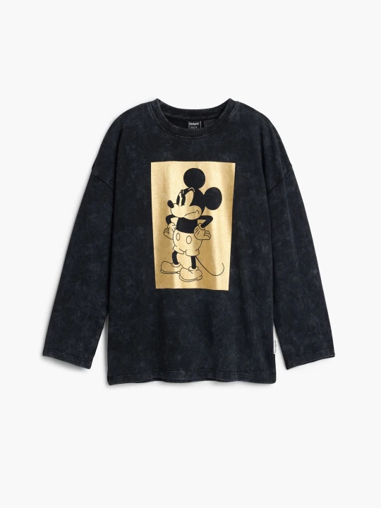 Zdjęcie produktu Koszulka z długim rękawem Mickey Mouse™ Desigual czarny