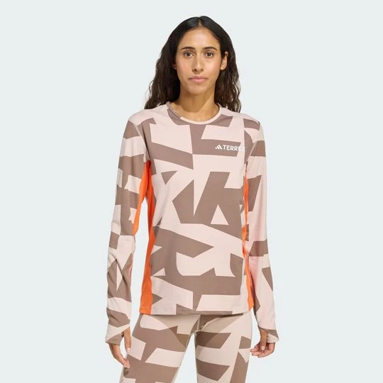 Zdjęcie produktu Koszulka z długim rękawem Multi Synthetic Base Layer Adidas Wonder Taupe