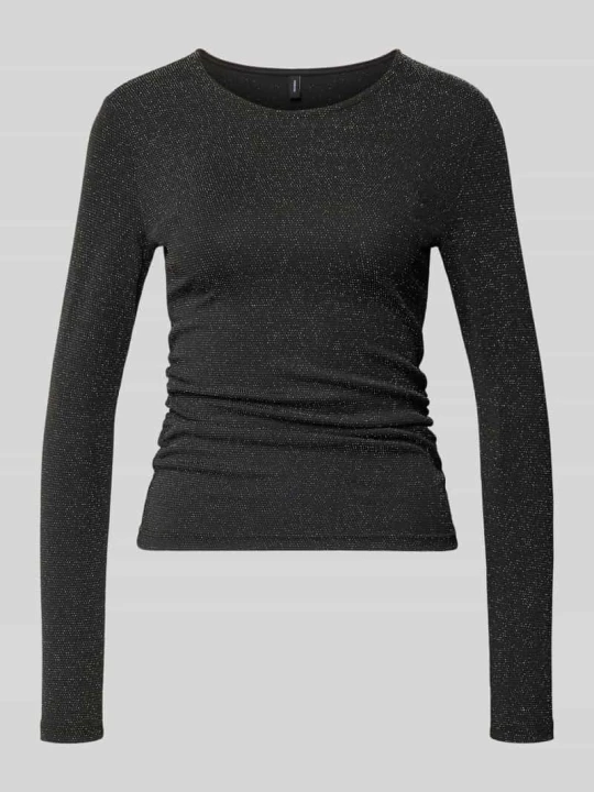 Zdjęcie produktu Koszulka z długim rękawem o połyskującym wyglądzie Vero Moda Czarny