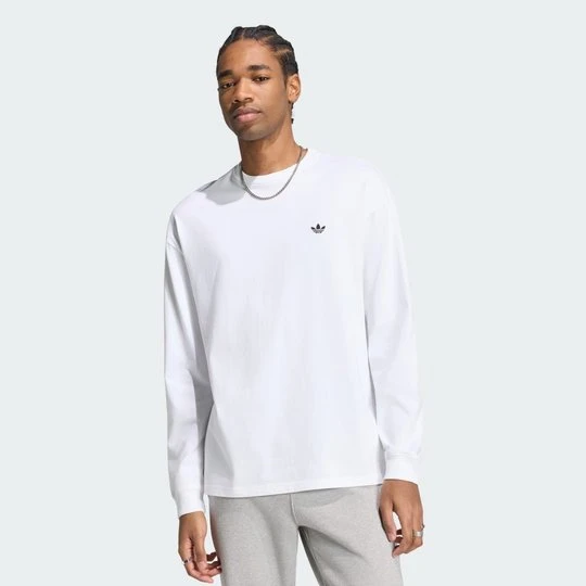 Zdjęcie produktu KOSZULKA Z DŁUGIM RĘKAWEM TREFOIL ESSENTIALS Adidas biały