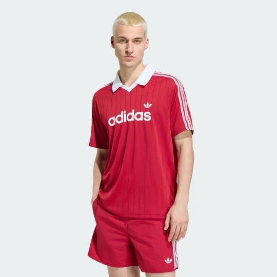Zdjęcie produktu Koszulka z dzianiny o splocie typu „opuszczone oczko” Adidas