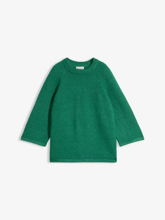 Zdjęcie produktu Koszulka z dzianiny oversize BonPrix zielony