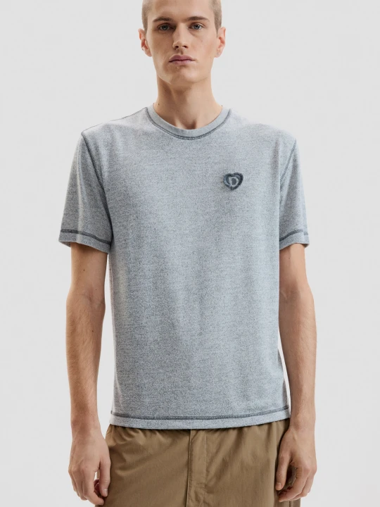 Zdjęcie produktu Podstawowy dzianinowy t-shirt Desigual czarny