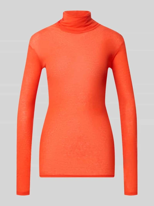 Zdjęcie produktu Koszulka z golfem o kroju slim fit z czystej bawełny American Vintage Czerwony