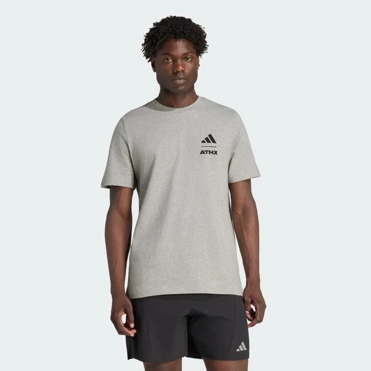 Zdjęcie produktu Koszulka z grafiką ATHX Adidas szary